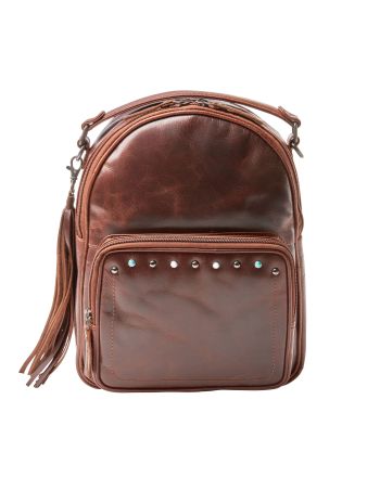 Concealed Carry Sawyer Leather Backpack