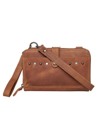 Concealed Carry Millie Leather Crossbody Organizer - Extra Small