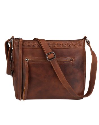 Concealed Carry Crossbody Purse for Women - Faith Leather Crossbody by Lady Conceal