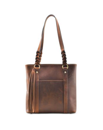Concealed Carry Bella Leather Tote