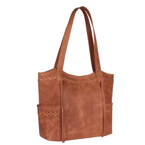 Concealed Carry Kendall Leather Tote by Lady Conceal