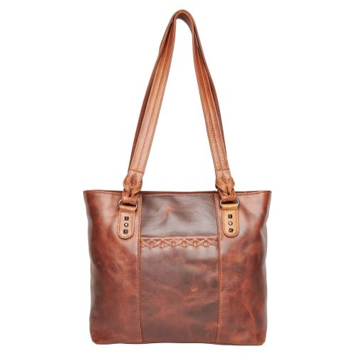 Concealed Carry Peyton Leather Tote for Women by Lady Conceal